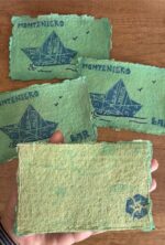 handmade paper postcards