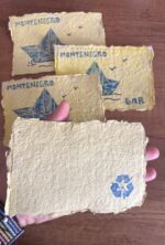 handmade paper postcards