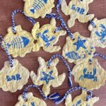 small pendant with print