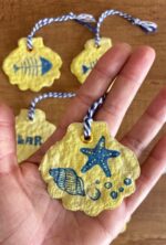 small pendant with print