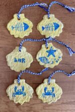 small pendant with print