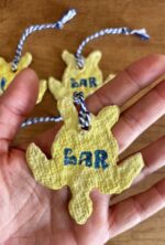 small pendant with print