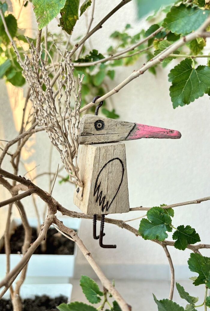 bird with a pink beak