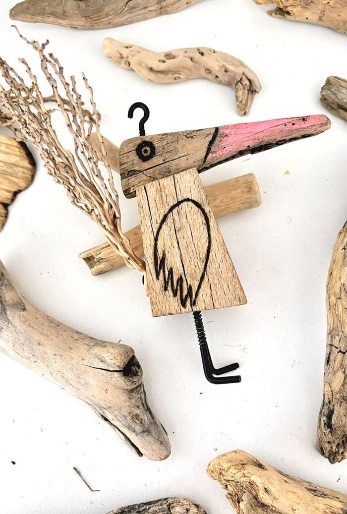 bird with a pink beak