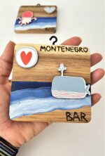 square wooden pendants