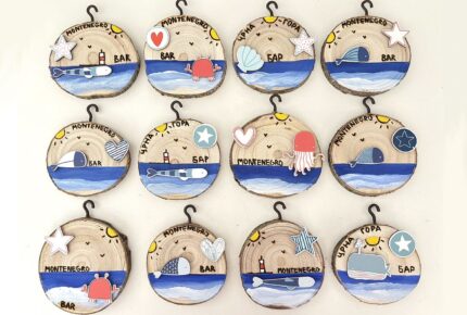 ring wooden pendants