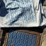 manhole «g» palini, greece