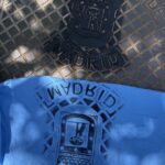 madrid manhole cover print t shirt
