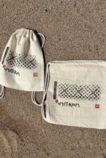 amsterdam manhole cover print backpack