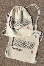 amsterdam manhole cover print backpack