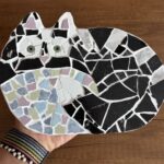 black cat mosaic