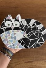 black cat mosaic