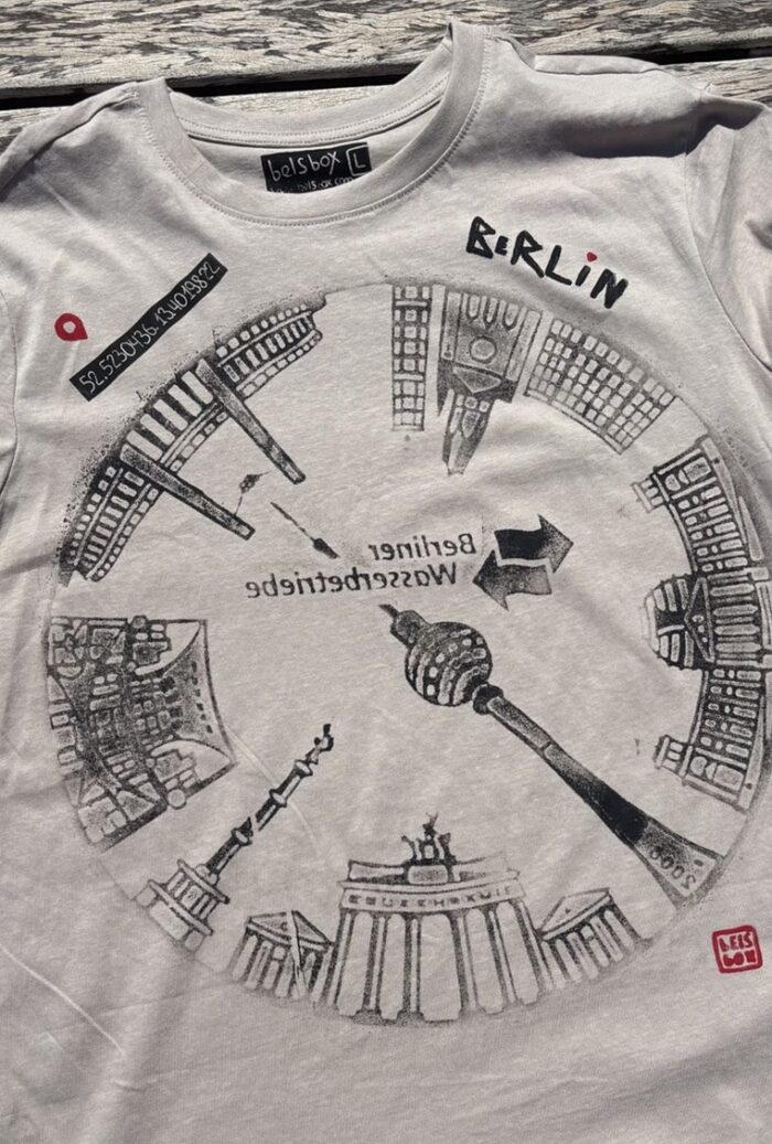 berlin manhole cover print t shirts