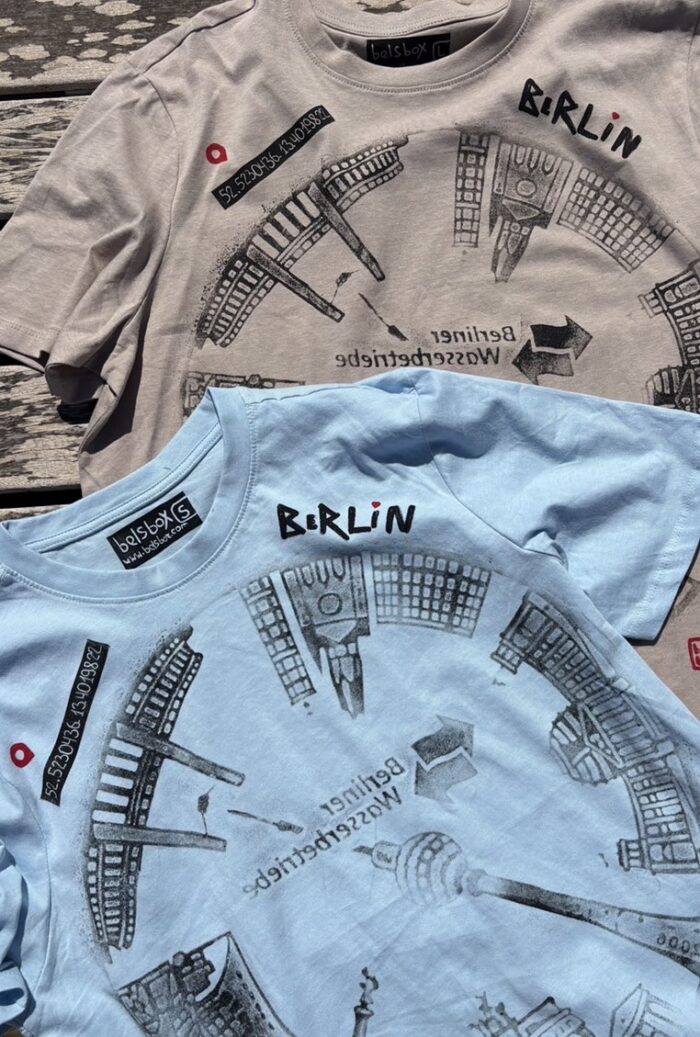 berlin manhole cover print t shirts