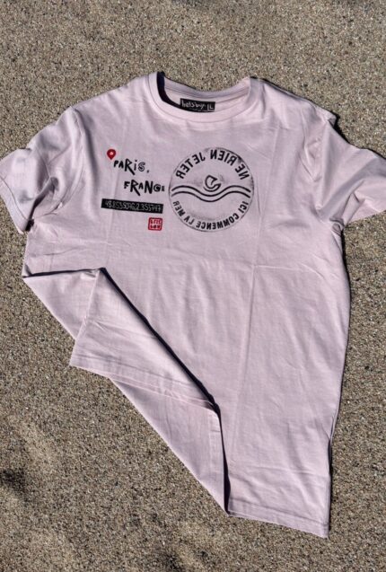 paris manhole cover print on t shirt, france