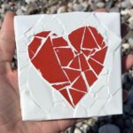 red heart mosaic