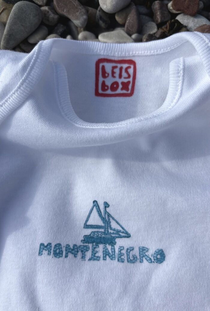 map of bar linocut baby bodysuit (copy)