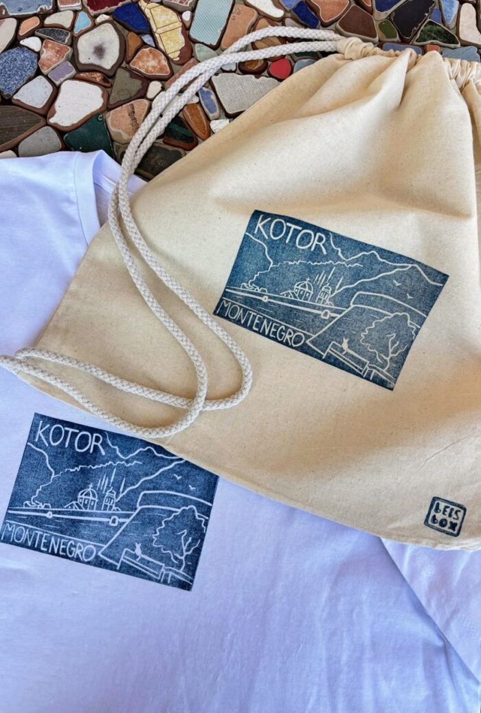 kotor print canvas backpack – lightweight travel bag