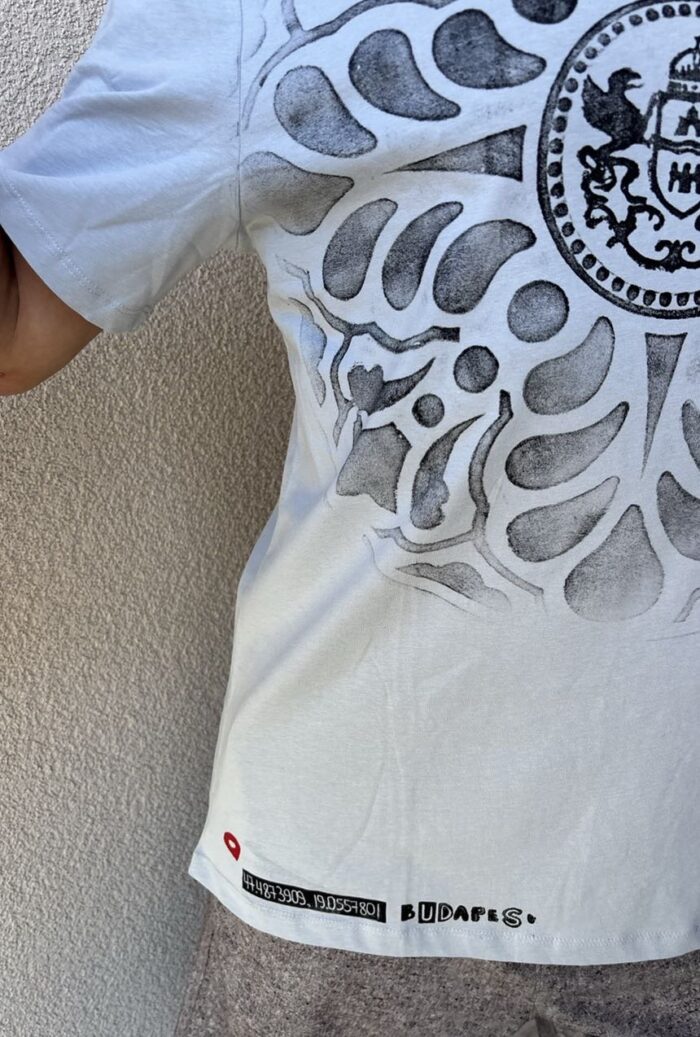 budapest manhole cover print — liberty bridge