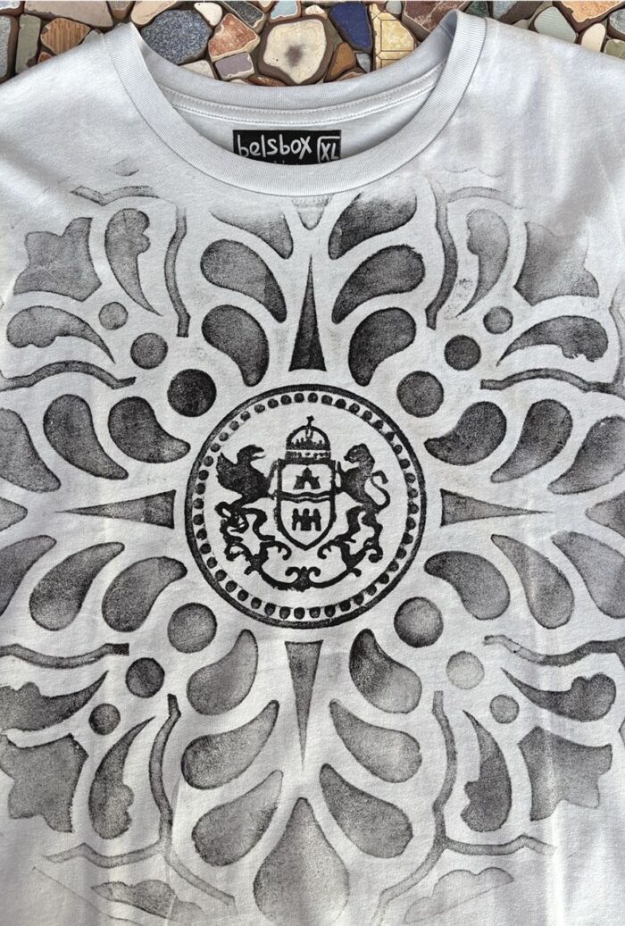 budapest manhole cover print — liberty bridge