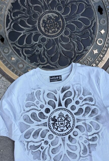 budapest manhole cover print — liberty bridge