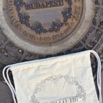paris manhole cover print on backpack (copy)