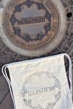 paris manhole cover print on backpack (copy)