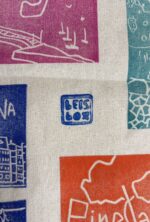 handmade drawstring backpack – catalonia city prints