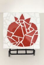 pomegranate: red–white mosaic