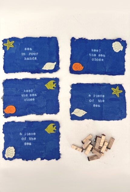 eco friendly recycled paper cards – felt sea designs