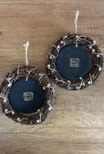 halloween wreath with sugar skull