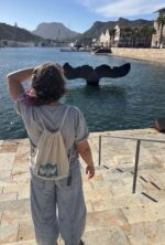 cartagena whale tail linocut set