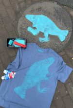 riga manhole cover print t shirt