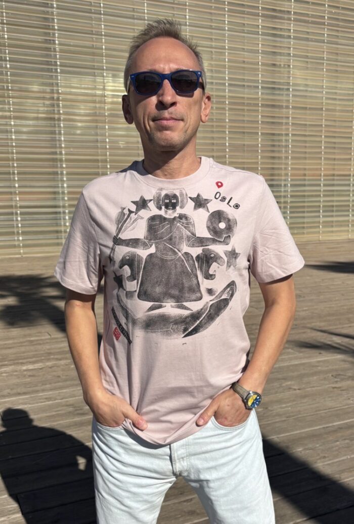 oslo manhole cover print t shirt