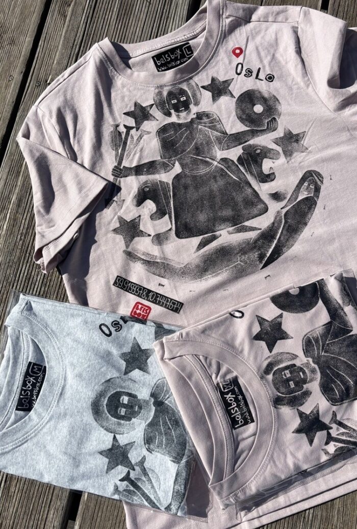 oslo manhole cover print t shirt