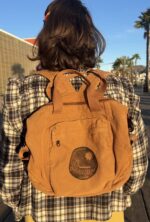 Terracota Backpack with Cartagena Linoprint