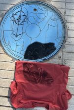 faces of cartagena — back manhole cover print