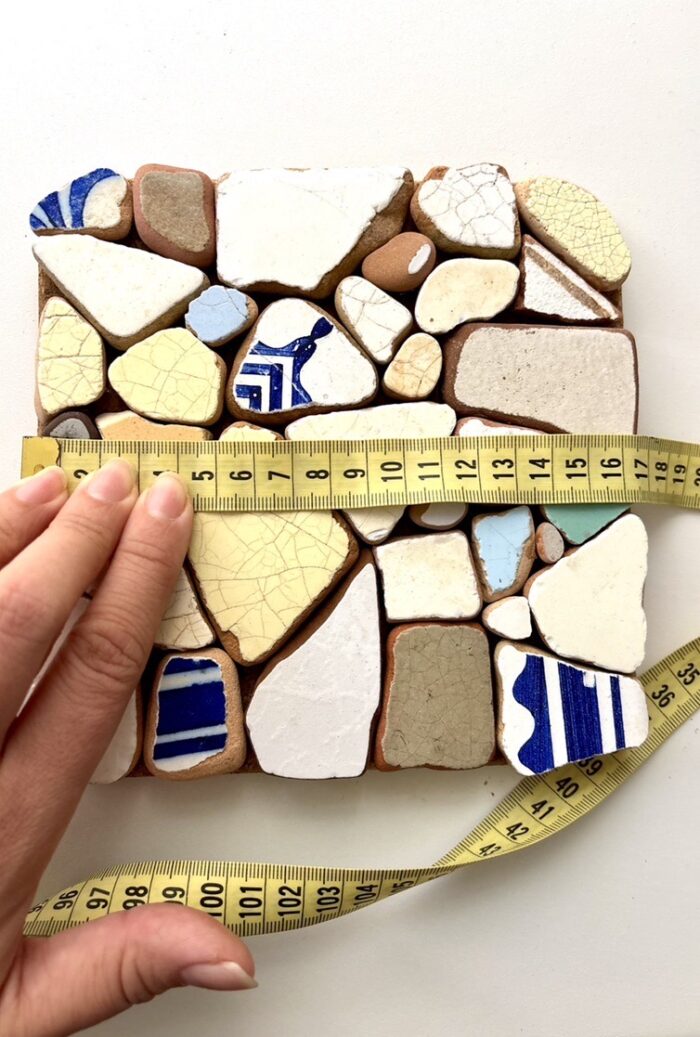 square sea tiles trivet