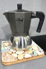 square sea tiles trivet