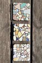 square sea tiles trivet