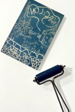 barcelona linocut print t shirt