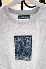 barcelona linocut print t shirt