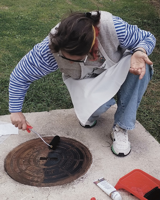 manhole printing