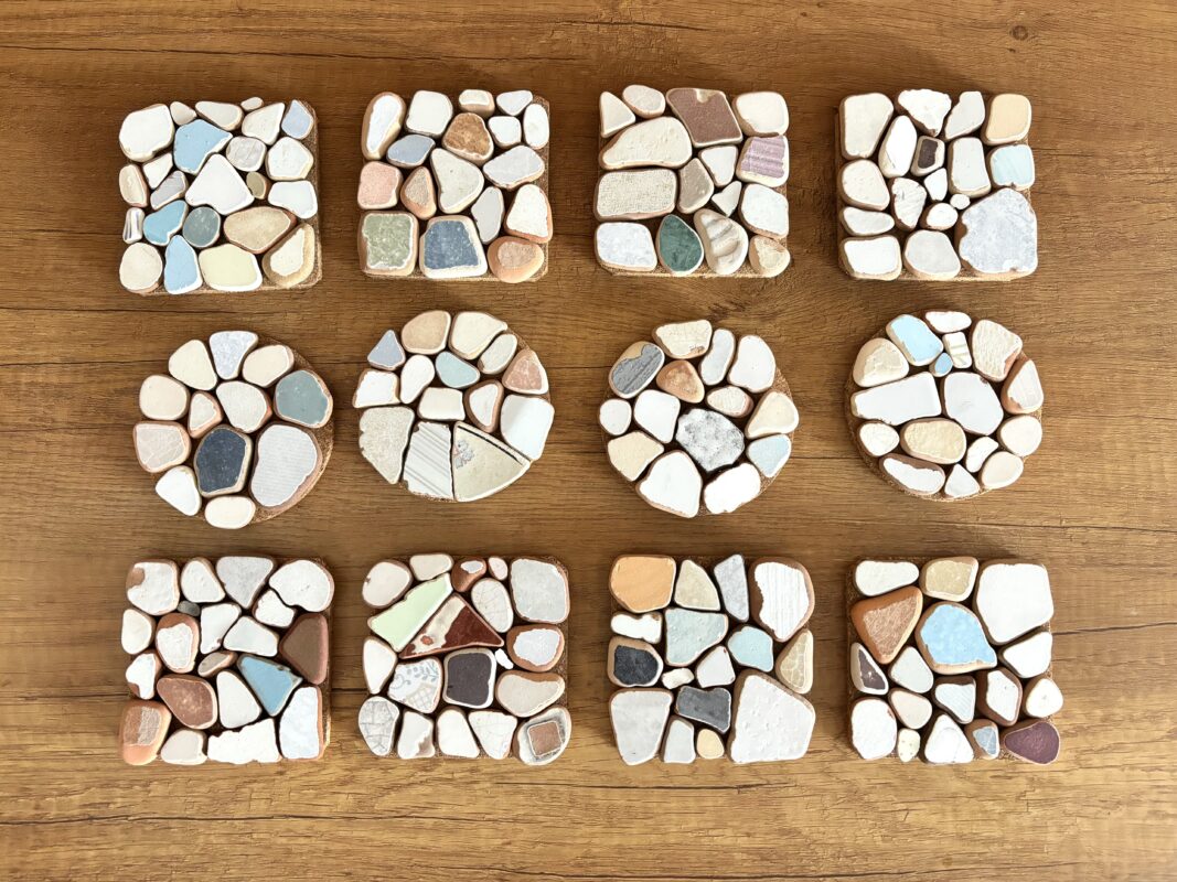Sea tiles coasters