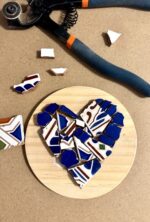 cartagena tile mosaic heart