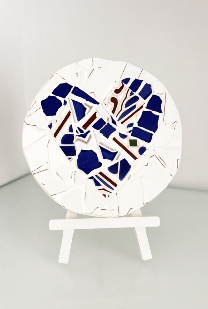 cartagena tile mosaic heart