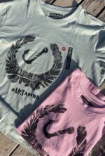 cartagena old anchor manhole print t shirt