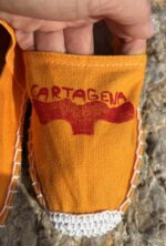 espadrilles with linocut whale tile print