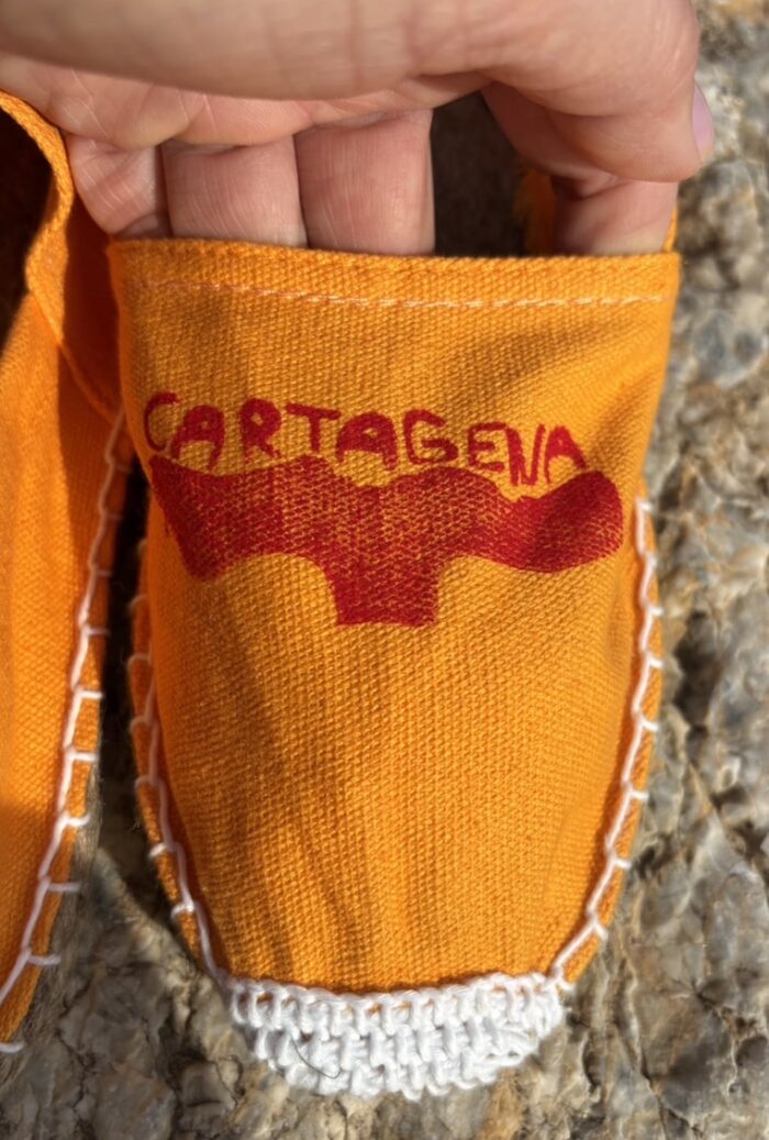 espadrilles with linocut whale tile print