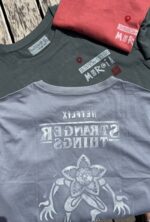 stranger things manhole cover print t shirt